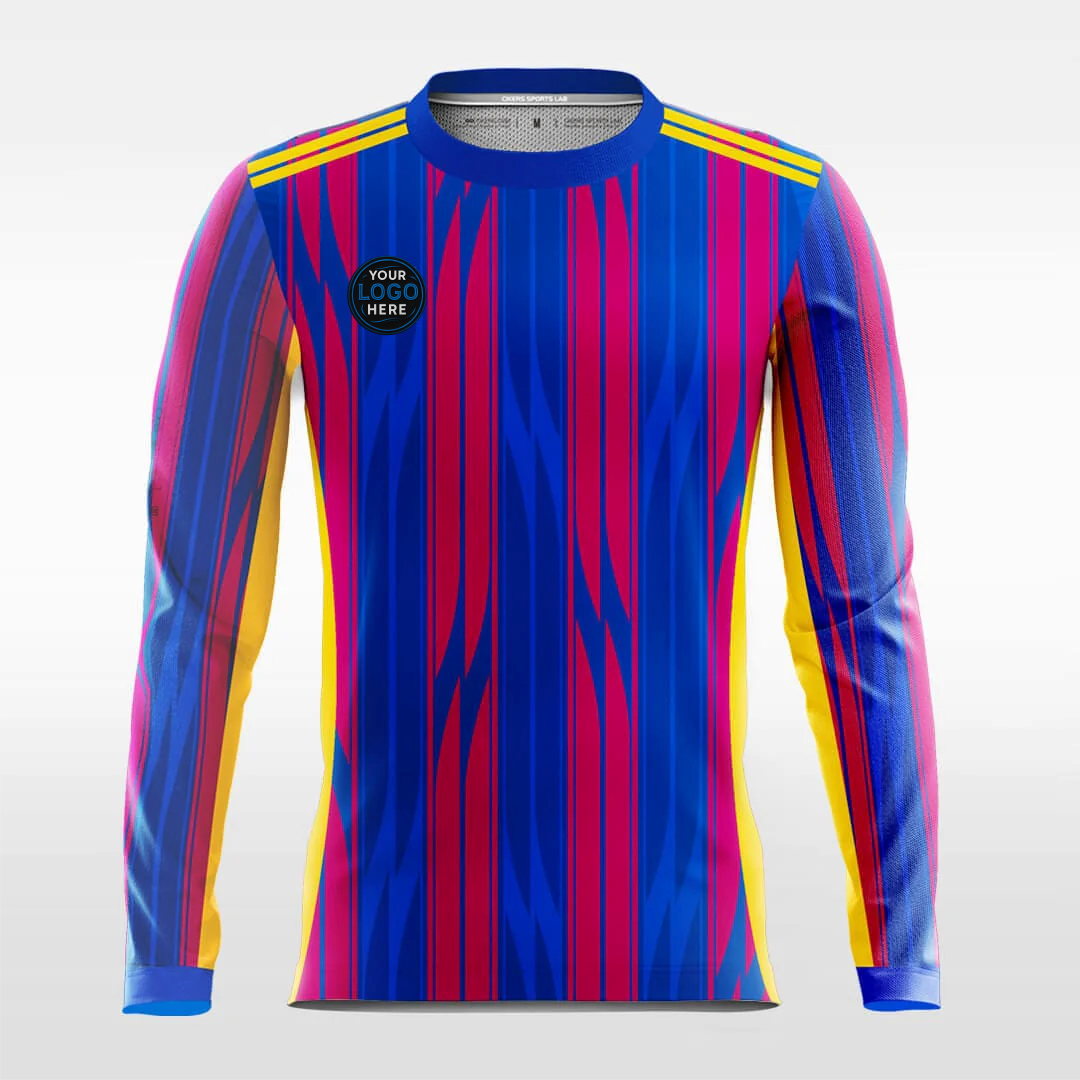 Long Sleeve sublimated Soccer Jersey - Image 4